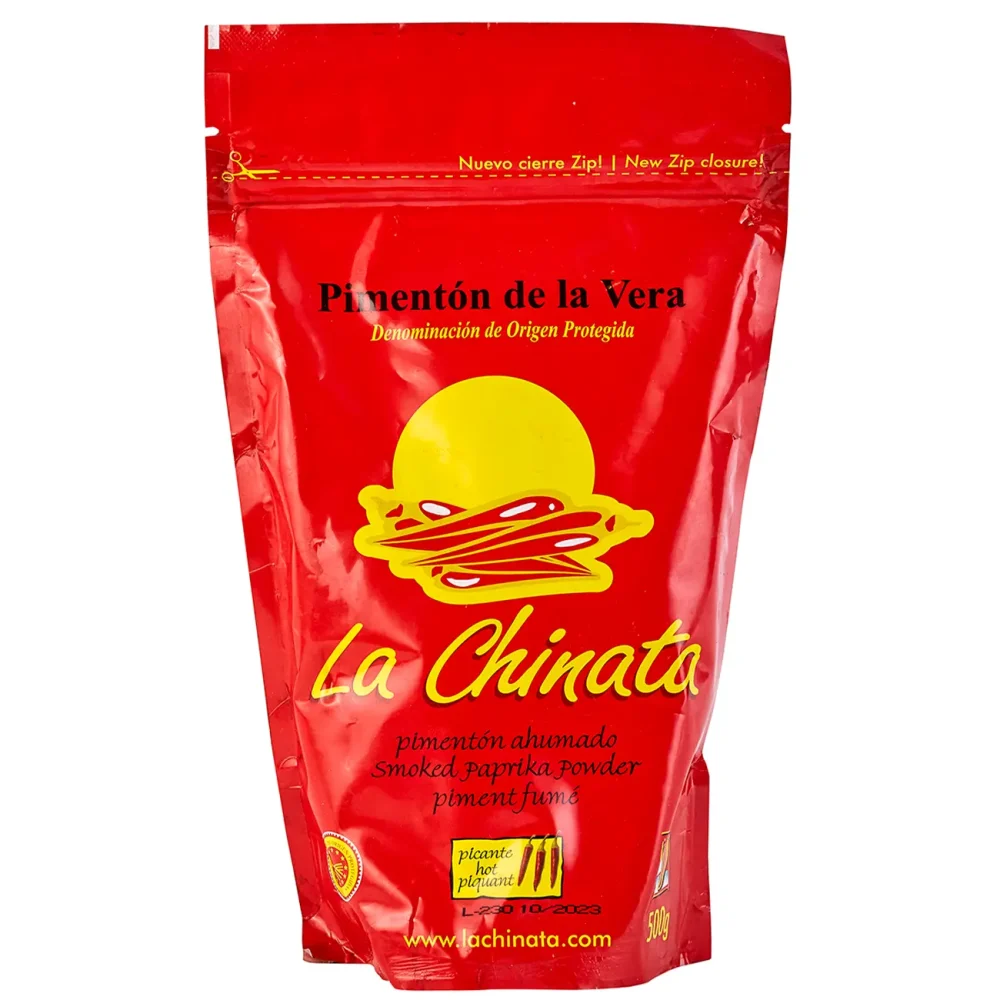 Pimentón de la Vera bolsa 500 gr picante `ahumado´
