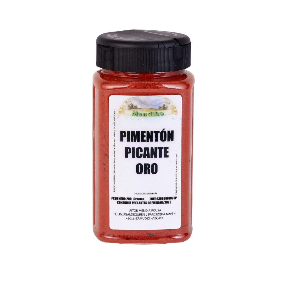 Pimentón Picante Oro de Murcia 160 gr `no ahumado´